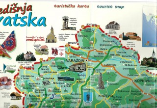 PREKRASNA TURISTIČKA PROMIDŽBA Ivanec sjajno predstavljen na turističkoj karti Središnje Hrvatske kao destinacija koju vrijedni posjetiti