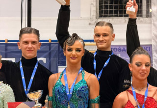 NA DRŽAVNOM PRVENSTVU U KOMBINACIJI 10 PLESOVA Linda Šoštarek i David Ljevar prvaci u kategoriji odraslih, Marta Majcen zlatna u seniorskoj kategoriji!
