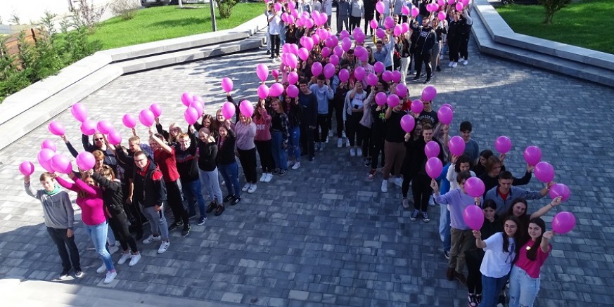 RUŽIČASTI LISTOPAD U SREDNJOJ ŠKOLI IVANEC "Mama, budi zdrava"