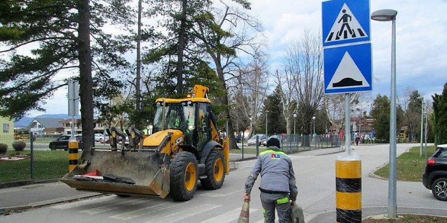 Počinje gradnja uspornika prometa u ulicama Ljudevita Gaja i L. Šabana u Ivancu