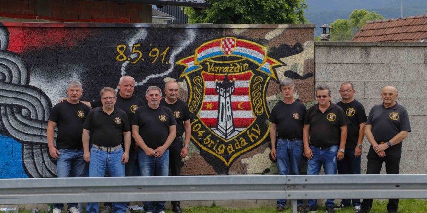KOD ISTOČNOG ROTORA U IVANCU Otkriveni murali 104. brigade Hrvatske vojske, 5. bojne Tigrova i Specijalne jedinice PU varaždinske Roda