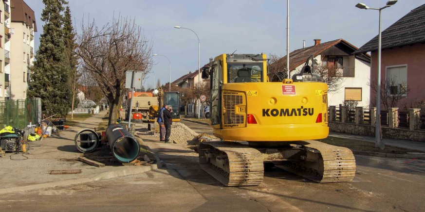 AGLOMERACIJA Obavijest o nastavku aglomeracijskih radova, počeli radovi od križanja Gajeva - Nazorova prema centru Ivanca