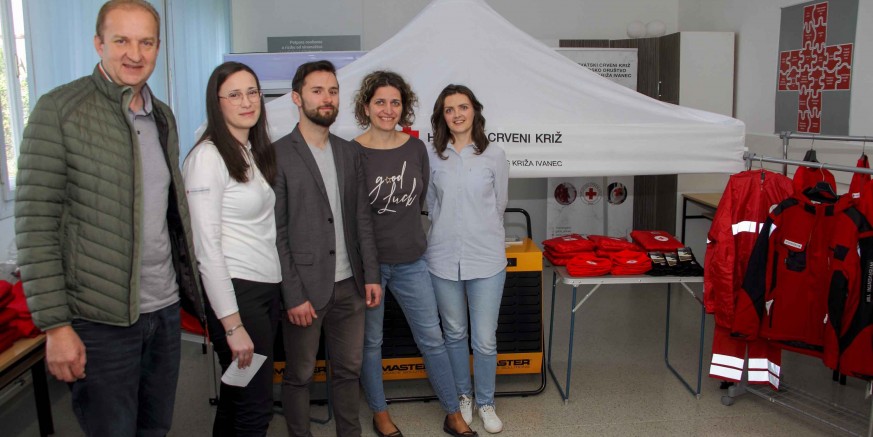 CRVENI KRIŽ Prezentirana nova oprema za potrebe rada Crvenog križa nabavljena  sredstvima Grada Ivanca
