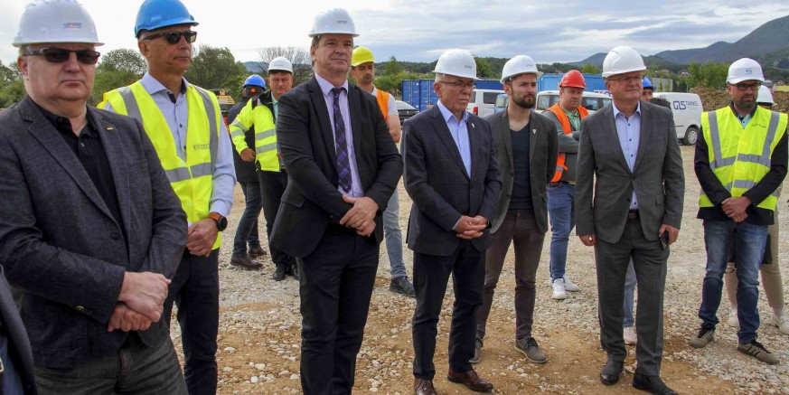 AGLOMERACIJA IVANEC Predstavnici investitora i financijera u obilasku gradilišta, održana i konferencija o Aglomeraciji