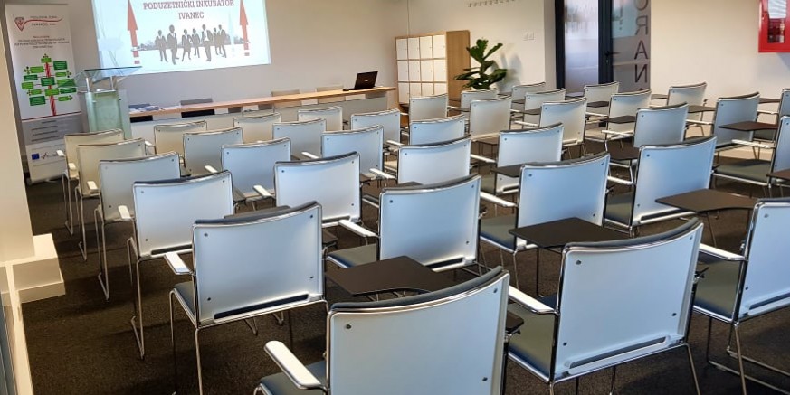 PODUZETNIČKI INKUBATOR IVANEC Na raspolaganju coworking prostor za povremeno poslovno korištenje i konferencijska dvorana za najam – razgledajte ga do sutra do 14 sati