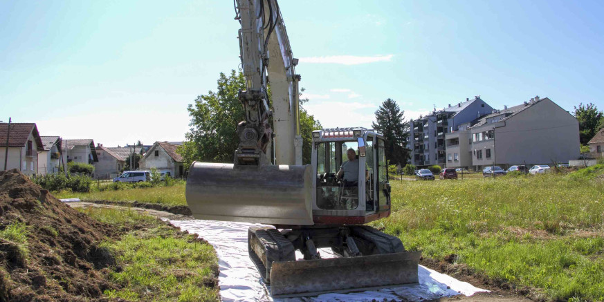 Završeni zemljani radovi na uređenju odvojka Ulice Ljudevita Gaja u Ivancu