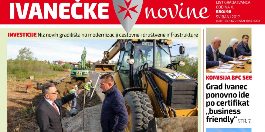 U distribuciji je novi, 98. broj Ivanečkih novina, s posebnim dodatkom „Zelena čistka Ivanec 2017.“