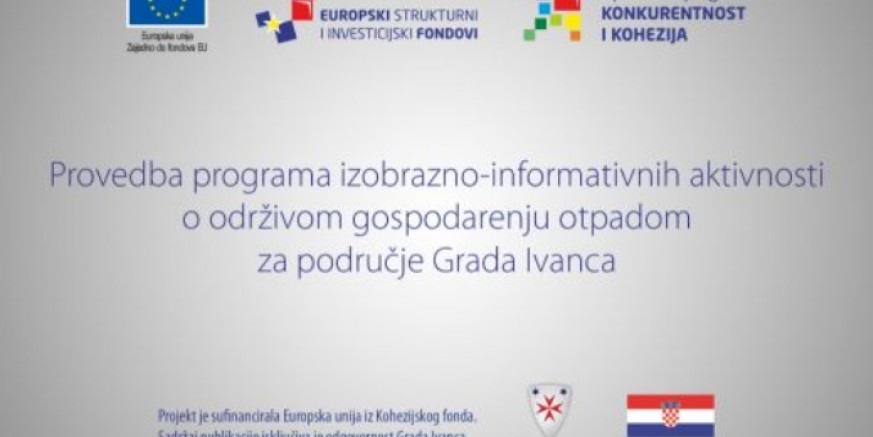 Danas i u četvrtak na VTV-u 4. tematska emisija o održivom gospodarenju otpadom na području grada Ivanca