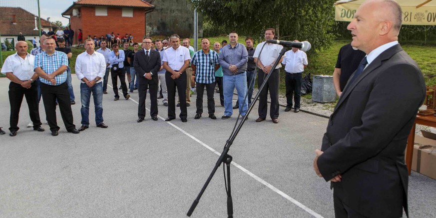 Ministar branitelja Predrag Matić na 10. memorijalnom turniru za poginule vukovarske branitelje