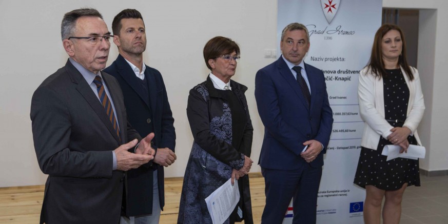 ZAVRŠNA KONFERENCIJA Potpredsjednik Vlade P. Štromar otvorio energetski obnovljen društveni dom Lančić-Knapić (1,08 mil. kn)