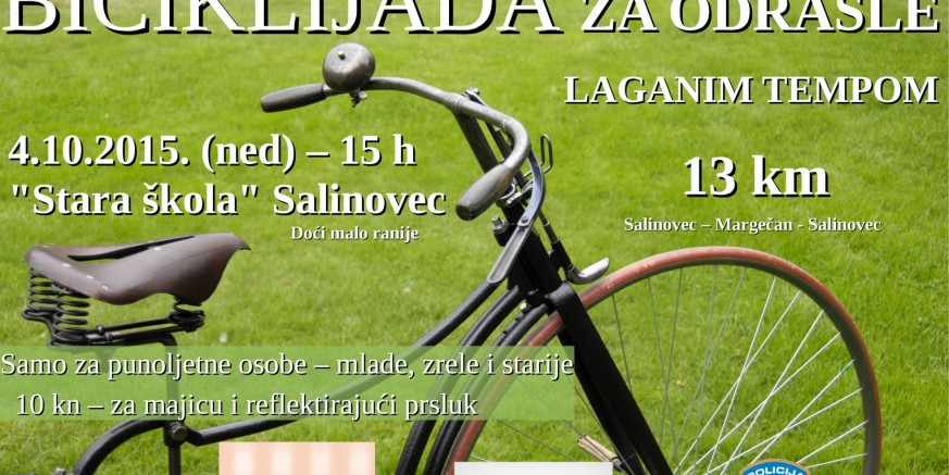 5. biciklijada Društva za sportsku rekreaciju Salinovec