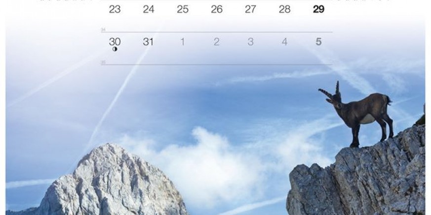 Fotografija Zorana Stanka krasi kalendar Planinarskog saveza Slovenije za 2021. godinu