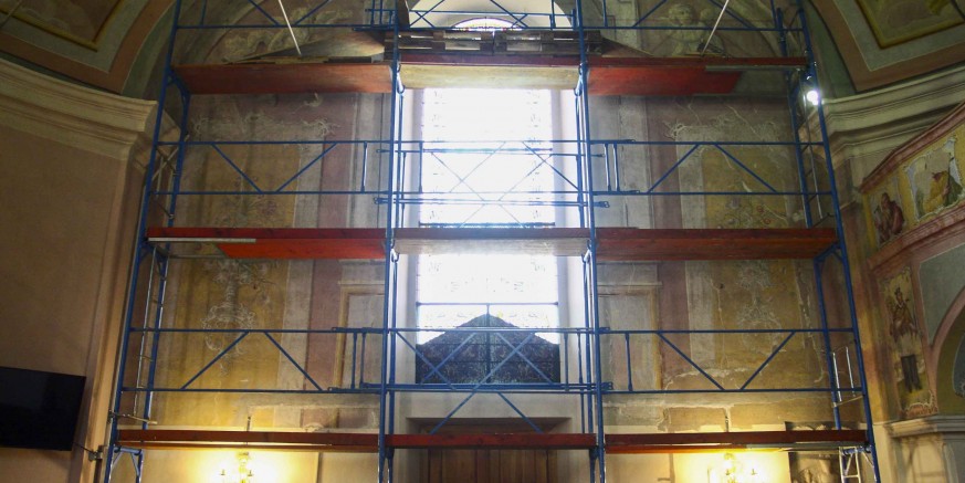 Završena prva faza obnove baroknih fresaka na južnom zidu ivanečke crkve sv. Marije Magdalene