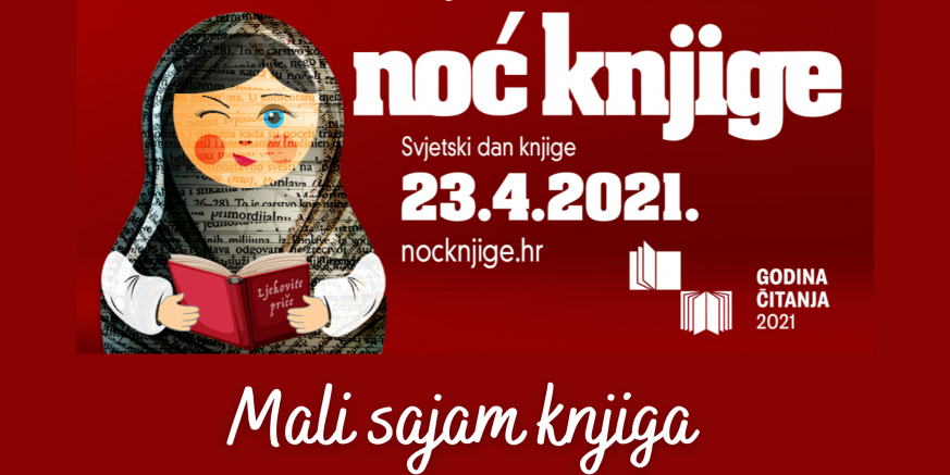 SAJAM KNJIGA U petak, 23. 04., po simboličnoj cijeni kupite knjigu i pomognite u potresu razorenoj knjižnici u Petrinji