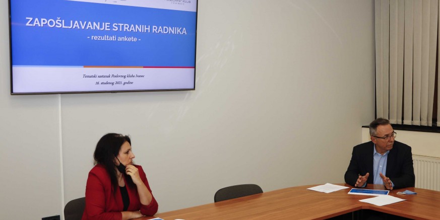 POSLOVNI KLUB IVANEC Sastanak na teme zapošljavanja, smještaja i integracije stranih radnika