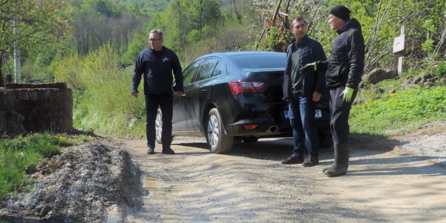 Gradonačelnik M. Batinić s komunalom obišao prometnice oštećene tijekom aglomeracijskih radova
