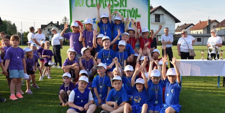 Održan jubilarni 10. olimpijski festival dječjih vrtića – sudjelovalo više od 300 mališana iz 9 vrtića