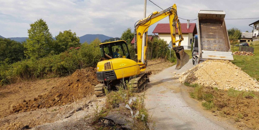 GRAD IVANEC U punom jeku radovi na sanaciji klizišta u Osečkoj